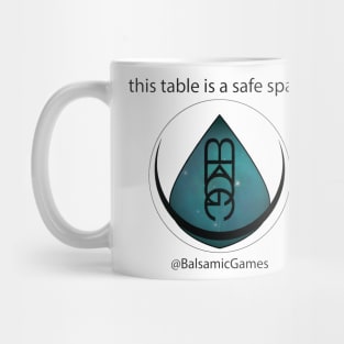 This table is a safe space! Mug